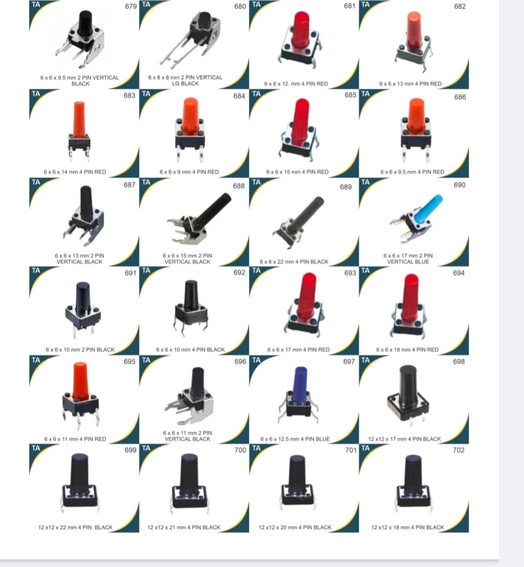 Micro Push Button Switch Price in India | Compact & Fast Response Switch